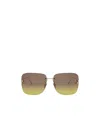 Fendi Eyewear Square Frame Sunglasses In Gray