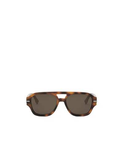 FENDI FENDI EYEWEAR AVIATOR SUNGLASSES