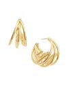Fendi F In  Earrings In Gold