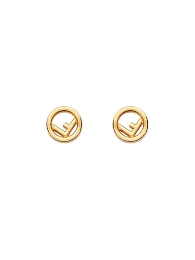 Fendi F Is Earrings Accessories In Gold