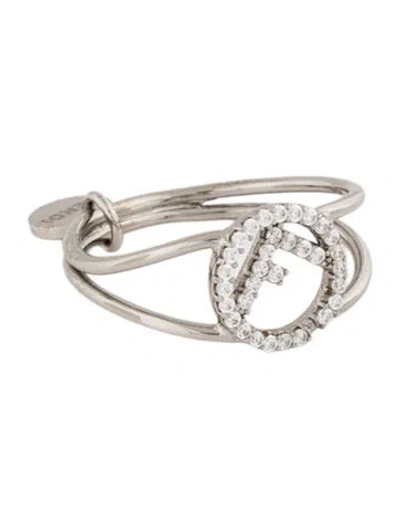 Pre-owned Fendi 'f Is ' Cocktail Ring In Multicolor