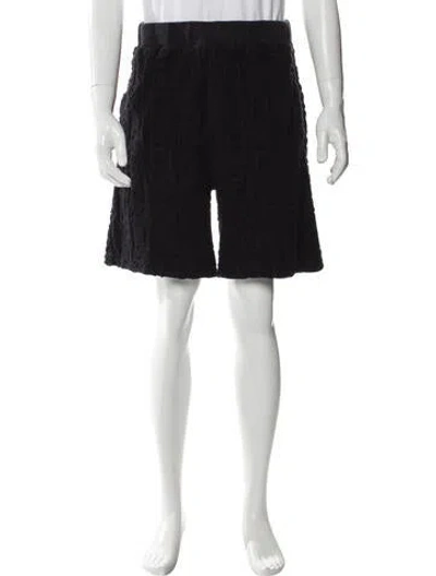 Pre-owned Fendi F Is  Jogger Shorts In Black