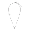 Fendi F Is  Necklace In Gray