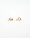 Fendi F Is  Pearl Drop Earrings