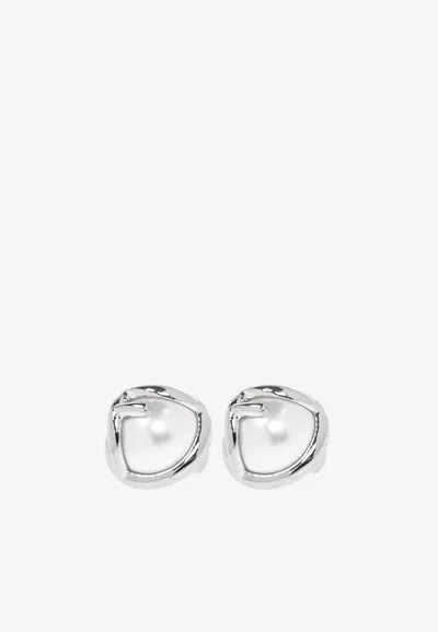 Fendi F Is  Stud Earrings