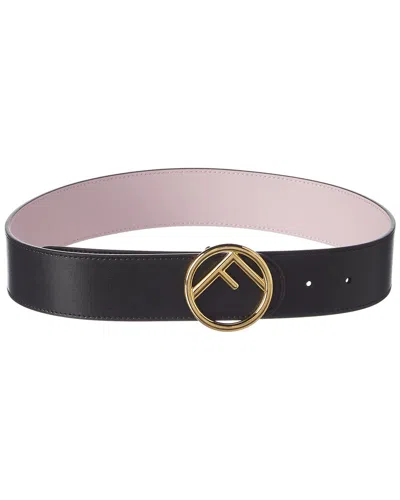 Fendi F Is  Women's Reversible Leather Belt In Pink