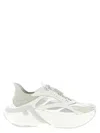 Fendi Light Mesh Sneakers Chunky Sole Pull Tab In Gray