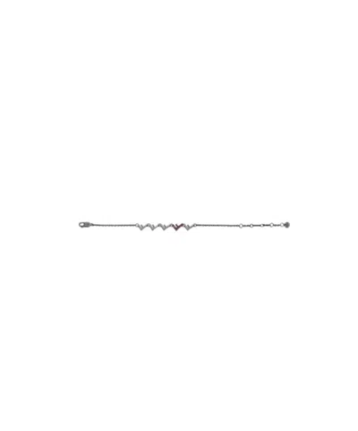 Fendi F-pattern Bracelet In Black