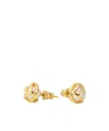 Fendi F-pattern Earrings In Yellow