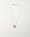 Fendi F Rhinestone Necklace
