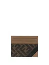 Fendi Men's Fabric Ff Motif Card Holder
