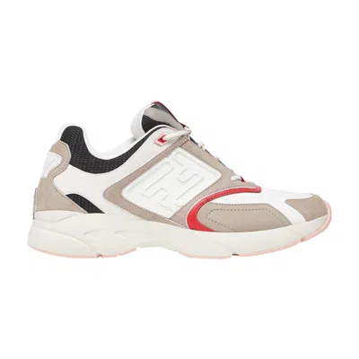 Pre-owned Fendi Faster Trainer 'cord White Cardinal' In Brown