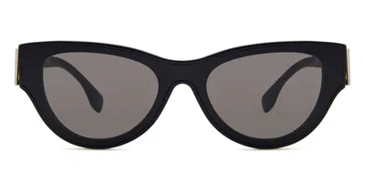 Fendi Fe 40135i 01a Occhiali Da Sole Neri Per Donna In Black