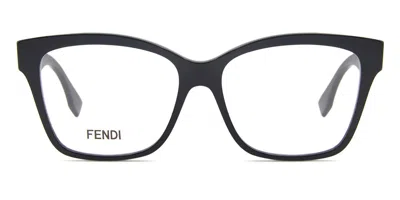 Fendi Fe 50117i 001 Women's Glasses Black Size 55 - Free Lenses - Blue Light Block Available