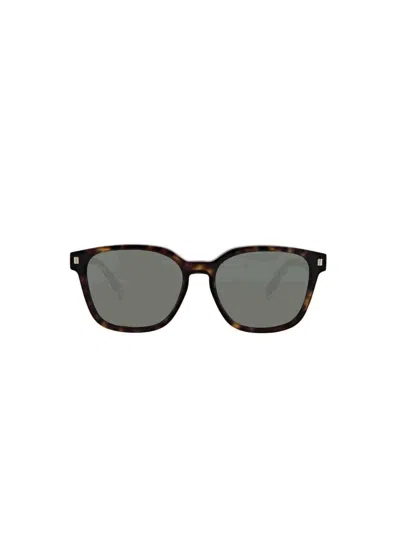 Fendi Fe40001u Square Sunglasses With Green Lens In Brown