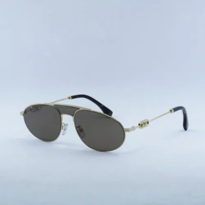 Pre-owned Fendi Fe40072u 30e Endura Gold/brown 57-17-140 Sunglasses