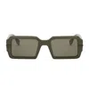 Fendi Fe40073u Graphy 96n Green Sunglasses In Verde