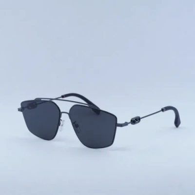 Pre-owned Fendi Fe40079u 12a Black Ruthenium/smoke 58-13-145 Sunglasses Authentic