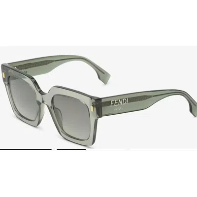 Fendi Fe40101i 20b Sunglasses In Green