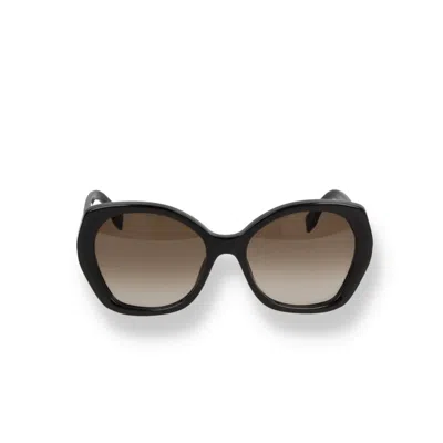 Fendi Fe40112f 5801f Acetate Sunglasses In Black