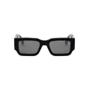 Fendi The  Diagonal 51mm Rectangular Sunglasses In 01a