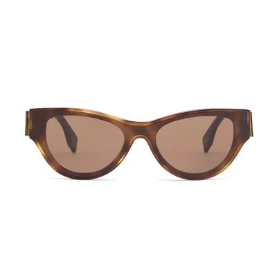 Fendi Fe40135i 53e Sunglasses In Brown