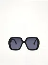 Fendi Fe40139f 5401v Acetate Sunglasses Sunglasses In Black
