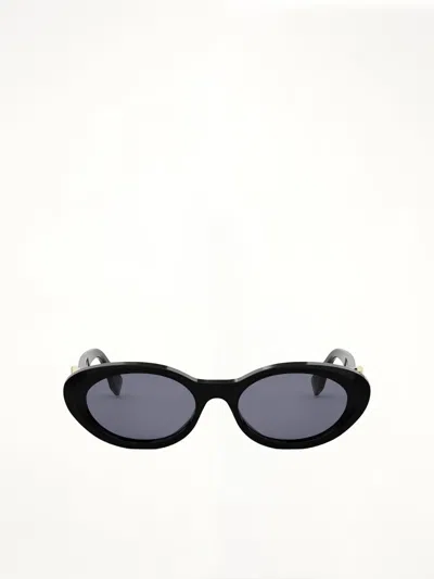 Fendi Fe40140u 5301a Acetate Sunglasses In Black