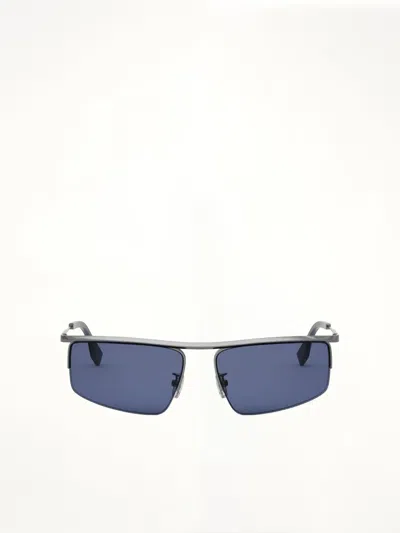 Fendi Fe40141u 6012v Metal Sunglasses Sunglasses In Multi