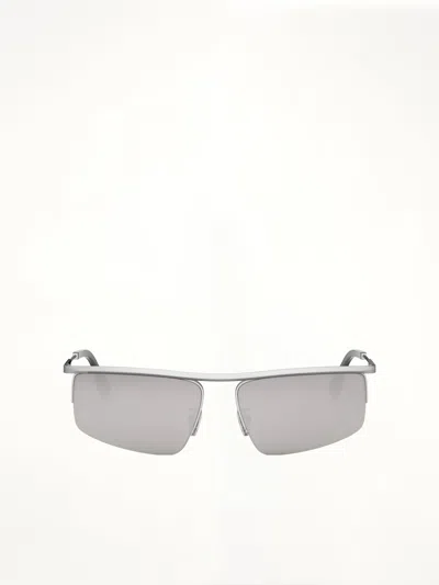 Fendi Fe40141u 6017c Metal Sunglasses In Gray