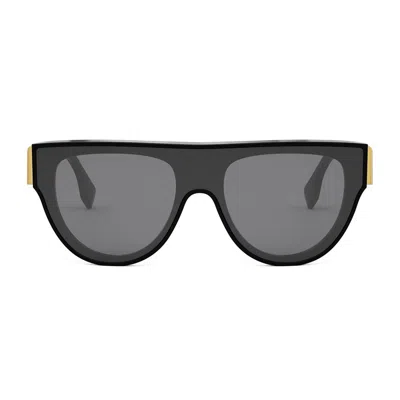 Fendi First Geometric Sunglasses, 139mm In Black