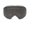 Fendi Ski Mask With Logo Mirrored Lens In Bianco