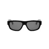 Fendi Rectangular Sunglasses In 01a - Black