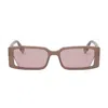 Fendi Way 53mm Rectangular Sunglasses In Rosa