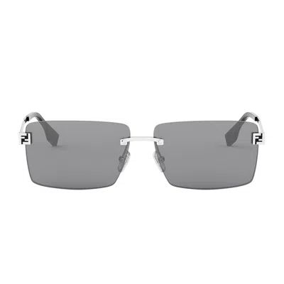 FENDI FENDI FE40165U FENDI SKY 16A ARGENTO SUNGLASSES