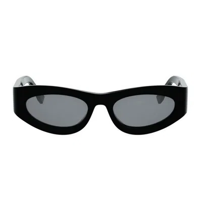 Fendi Fe40177u Ff Diamonds 01a Nero Sunglasses In Black