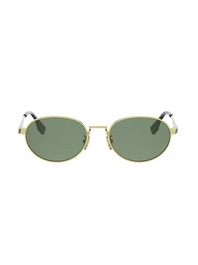 Fendi Fe40180u Sunglasses In Gold