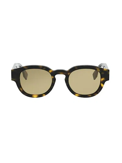 Fendi Fe40182i Sunglasses In Brown