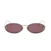 Fendi Fe4075us 30y Oro  First Crystal Sunglasses