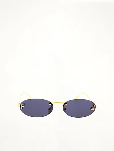 Fendi Fe4075us 5430v Metal Sunglasses In Multi