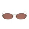 Fendi First Crystal Sunglasses In Gold