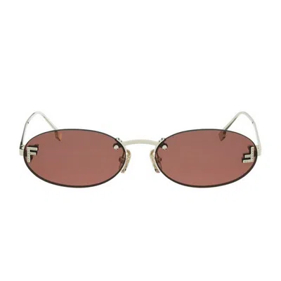 FENDI FE4075US FENDI FIRST CRYSTAL 32S ORO SUNGLASSES