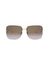 Fendi First Crystal Fe4134us 32e In Brown