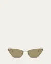 Fendi First Crystal Sunglasses In Srgldbrn