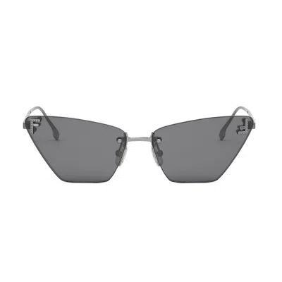 FENDI FENDI FE4160US FENDI FIRST CRYSTAL 14A ARGENTO SUNGLASSES