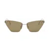 Fendi First Crystal Sunglasses In Oro