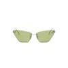Fendi First Crystal Sunglasses In 16n - Silver