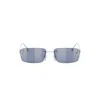 Fendi First Crystal Sunglasses In Blue