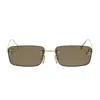 Fendi First Crystal Sunglasses In Gold