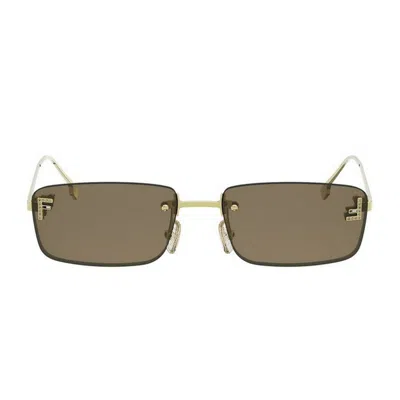 FENDI FE4172US FENDI FIRST CRYSTAL 32E ORO SUNGLASSES